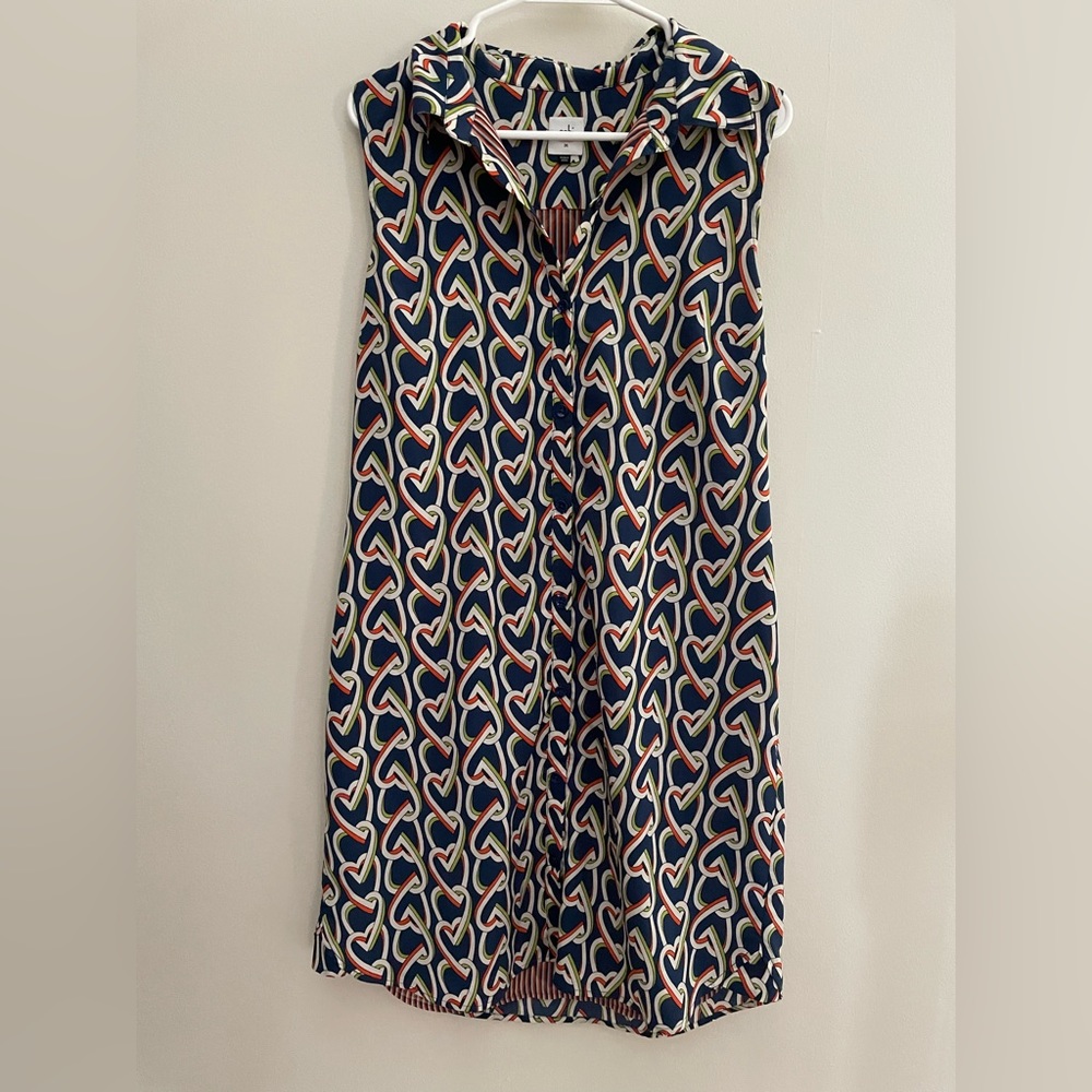 Cabi collared heart dress